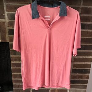 Mens Swannies Golf Polo, 2XL, Salmon Color